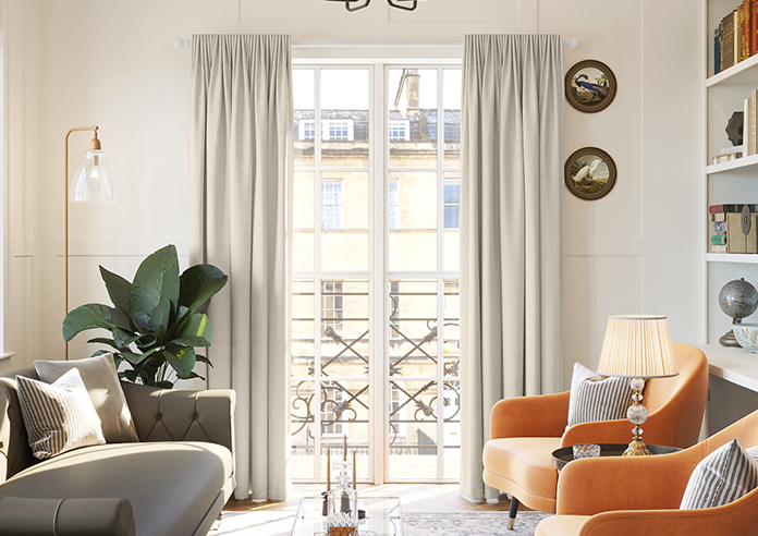 Atina (Blackout), Orange Splash - Made to Measure Curtains - Image 3